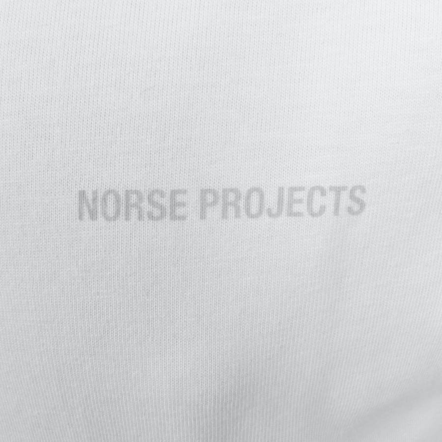 Image number 3 for Norse Projects Johannes Logo Print T Shirt White