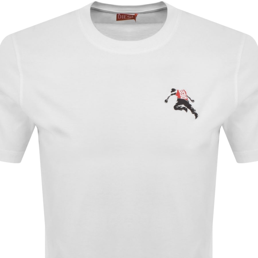 Image number 2 for Diesel T Adjust T3 T Shirt White