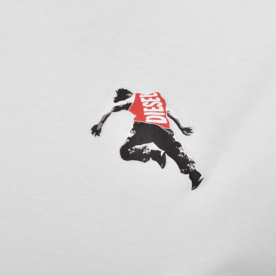 Image number 3 for Diesel T Adjust T3 T Shirt White