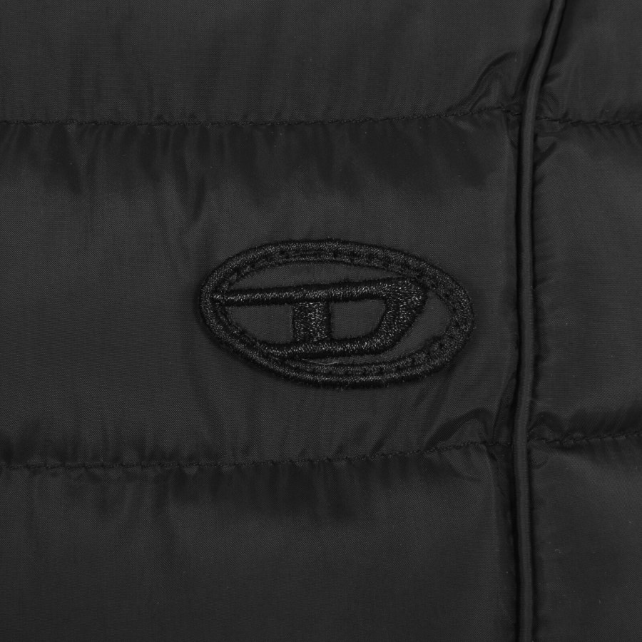 Image number 3 for Diesel W-Temple Hooded Gilet Black