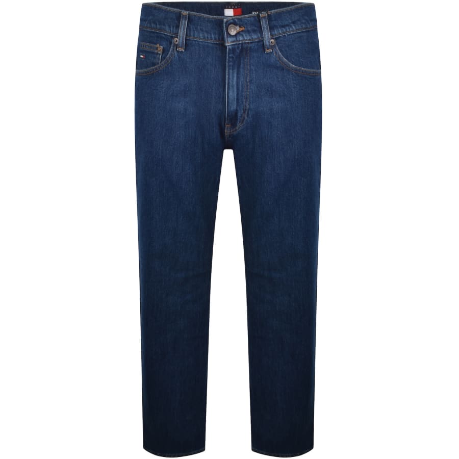 Image number 2 for Tommy Jeans Ryan Slim Fit Straight Jeans Blue