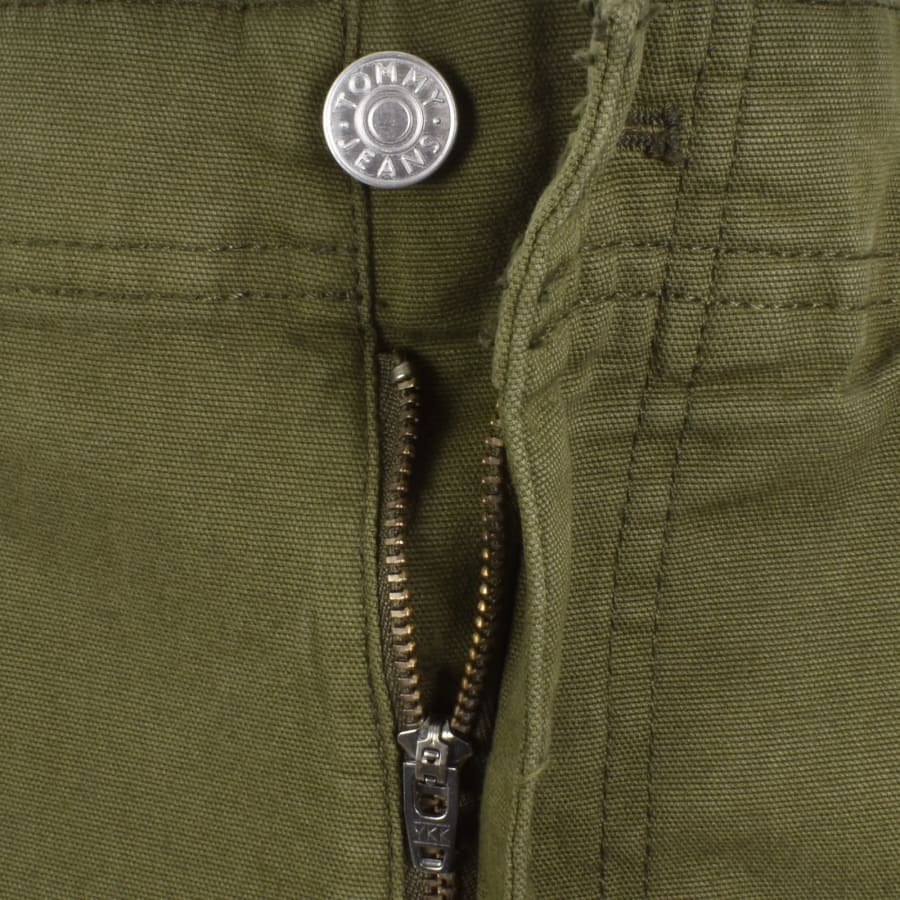 Image number 4 for Tommy Jeans Otis Canvas Cargo Trousers Green