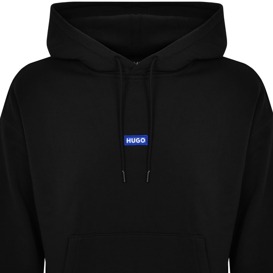 Image number 2 for HUGO Blue Nalonso Hoodie Black