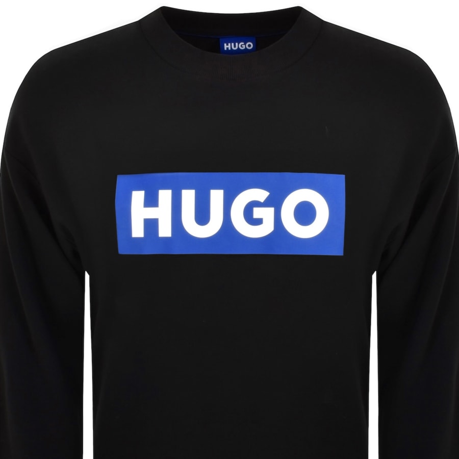Image number 2 for HUGO Blue Niero Sweatshirt Black