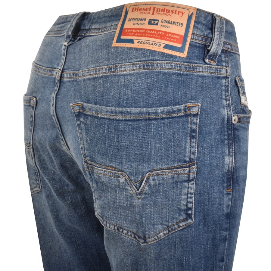 Image number 4 for Diesel Larkee Beex Regular Fit Jeans Blue