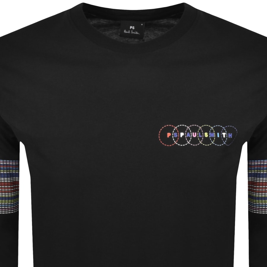 Image number 2 for Paul Smith Long Sleeve T Shirt Black