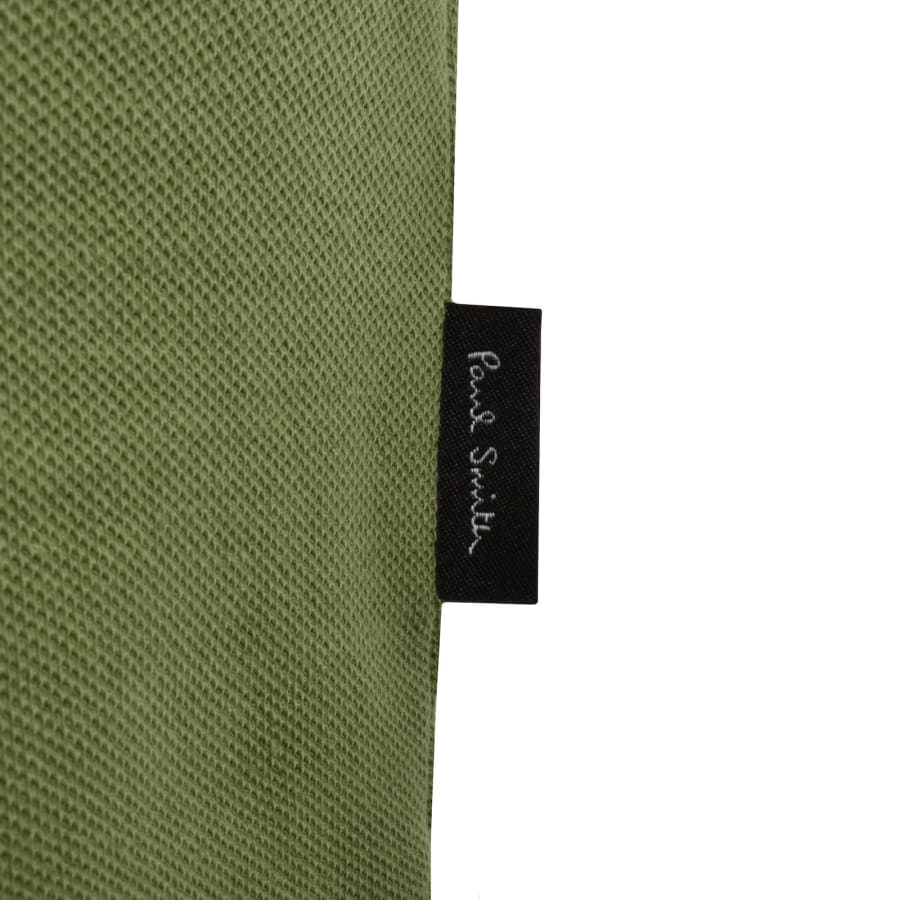 Image number 3 for Paul Smith Button Through Polo T Shirt Green