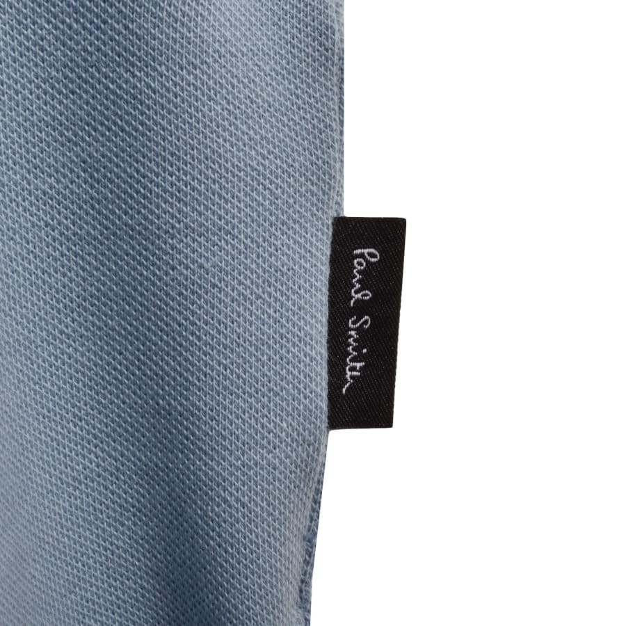 Image number 3 for Paul Smith Button Through Polo T Shirt Blue