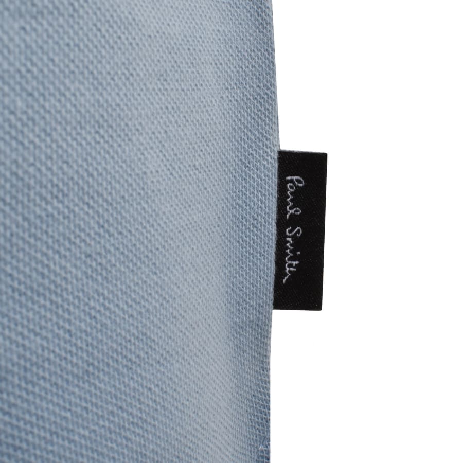 Image number 3 for Paul Smith Regular Fit Zip Polo Light Blue