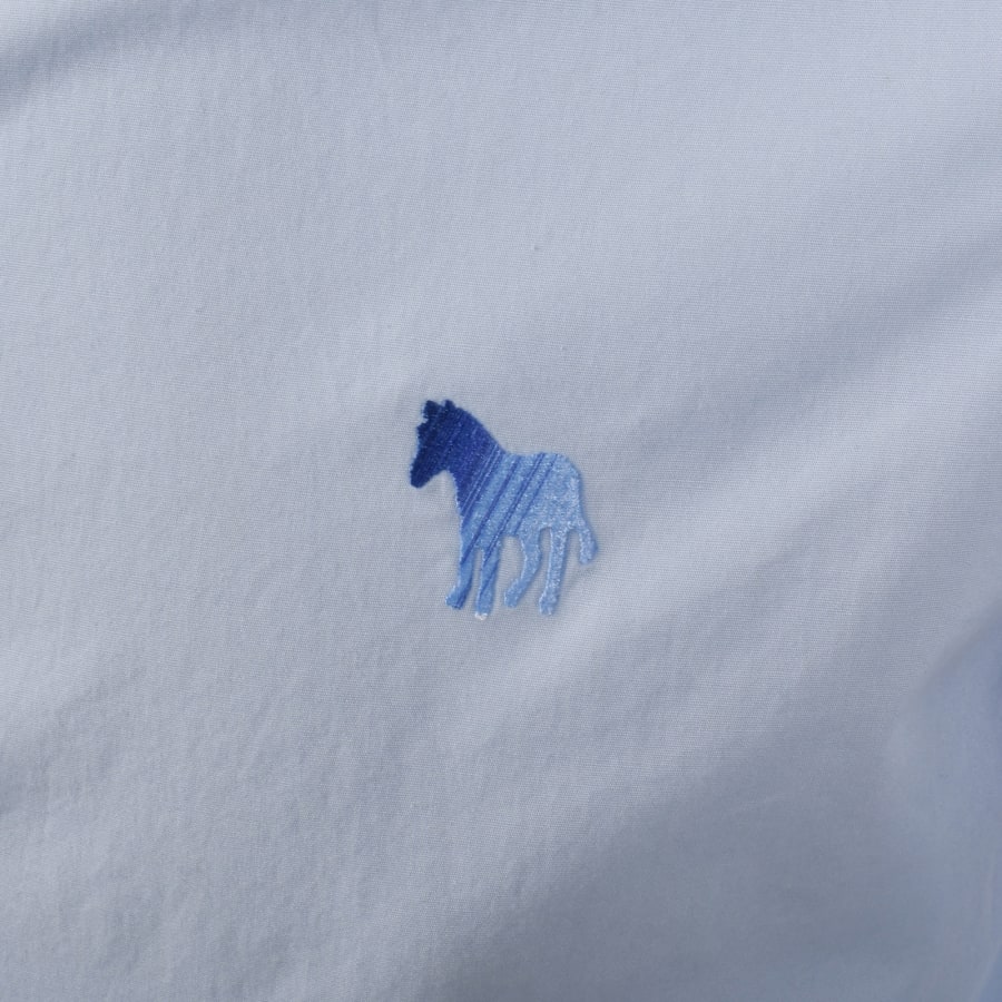 Image number 3 for Paul Smith Long Sleeved Tailored Shirt Blue