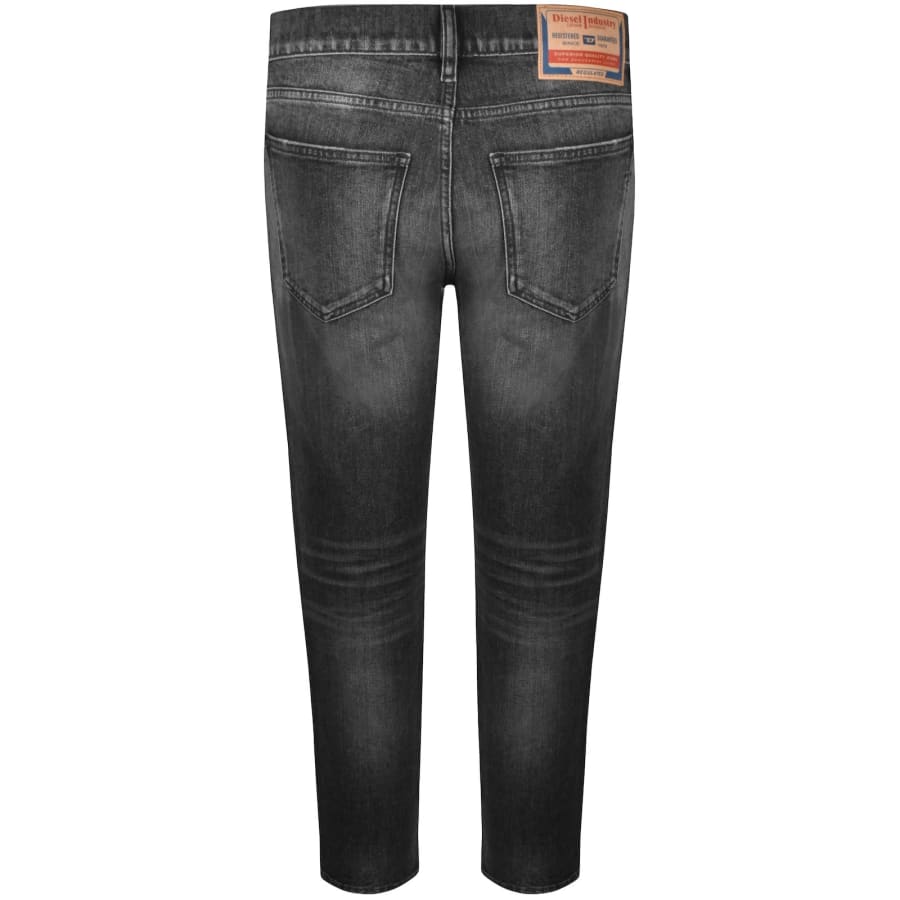 Image number 3 for Diesel D Strukt Slim Fit Mid Wash Jeans Grey
