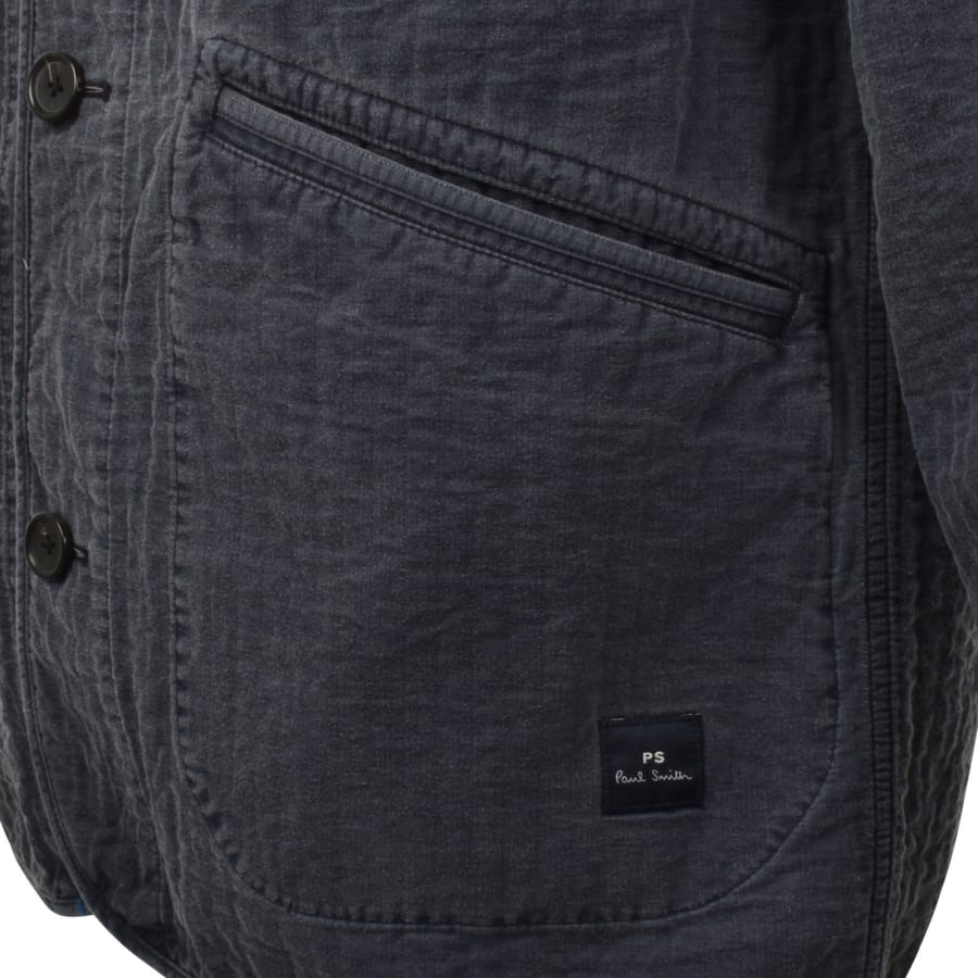 Image number 3 for Paul Smith Removable Collar Jacket Blue