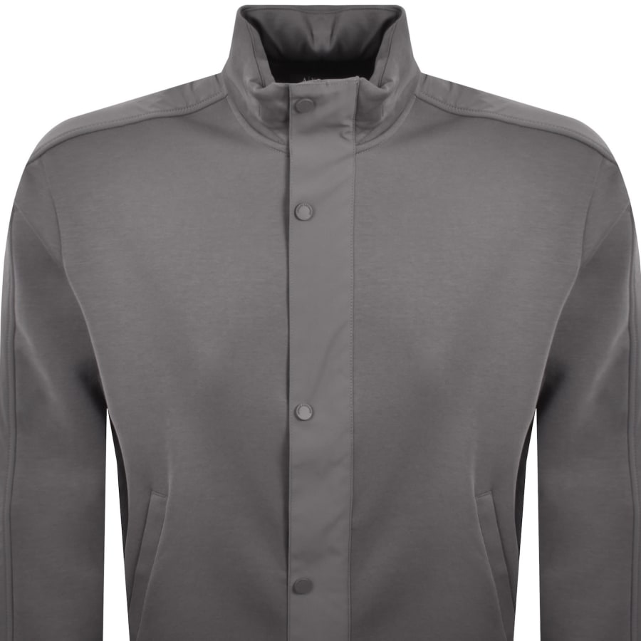 Image number 2 for Armani Exchange Sweatshirt Jacket Grey
