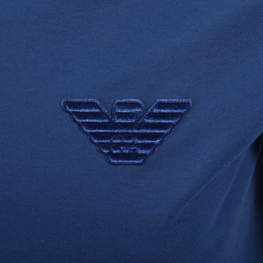 Image number 3 for Emporio Armani Polo T Shirt Blue