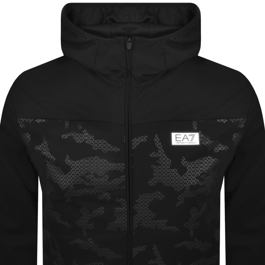 Image number 2 for EA7 Emporio Armani Full Zip Hoodie Black