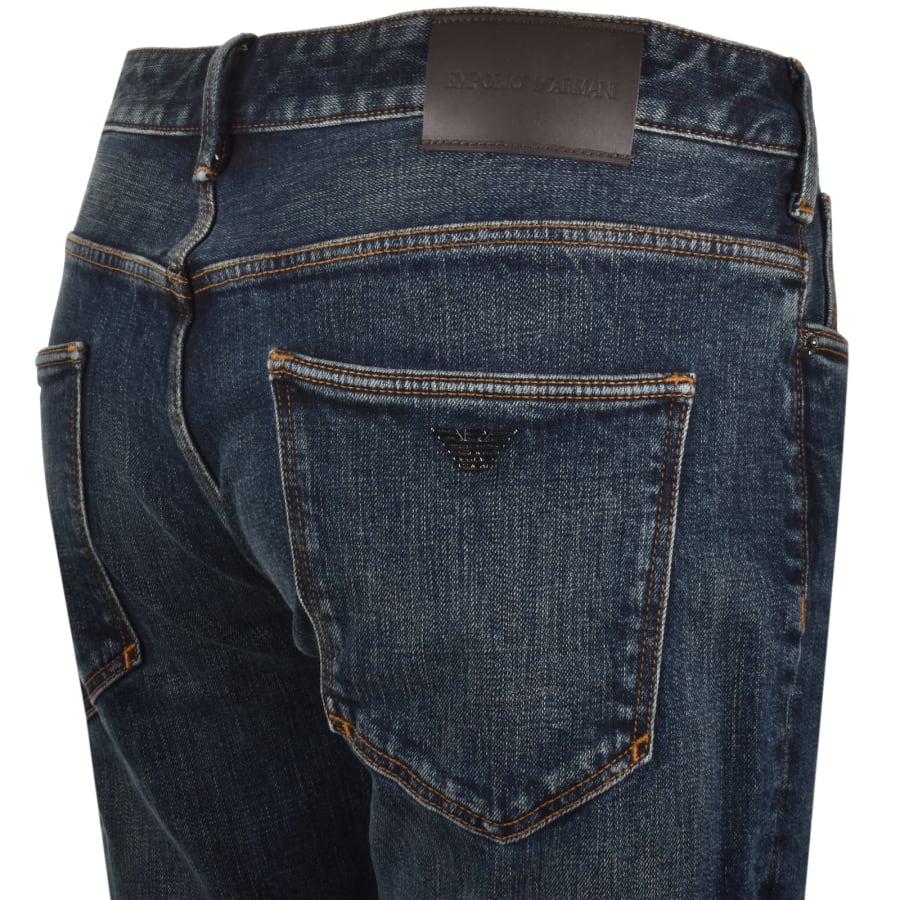 Image number 4 for Emporio Armani J06 Slim Fit Jeans Blue