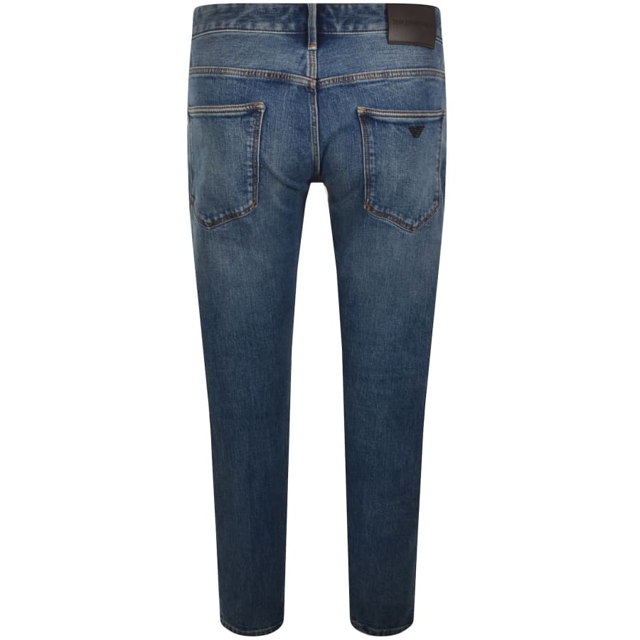 Image number 3 for Emporio Armani J06 Slim Fit Jeans Blue
