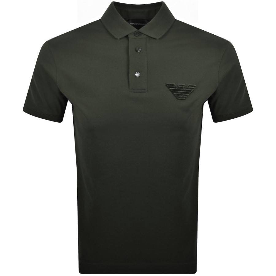 Image number 1 for Emporio Armani Polo T Shirt Green