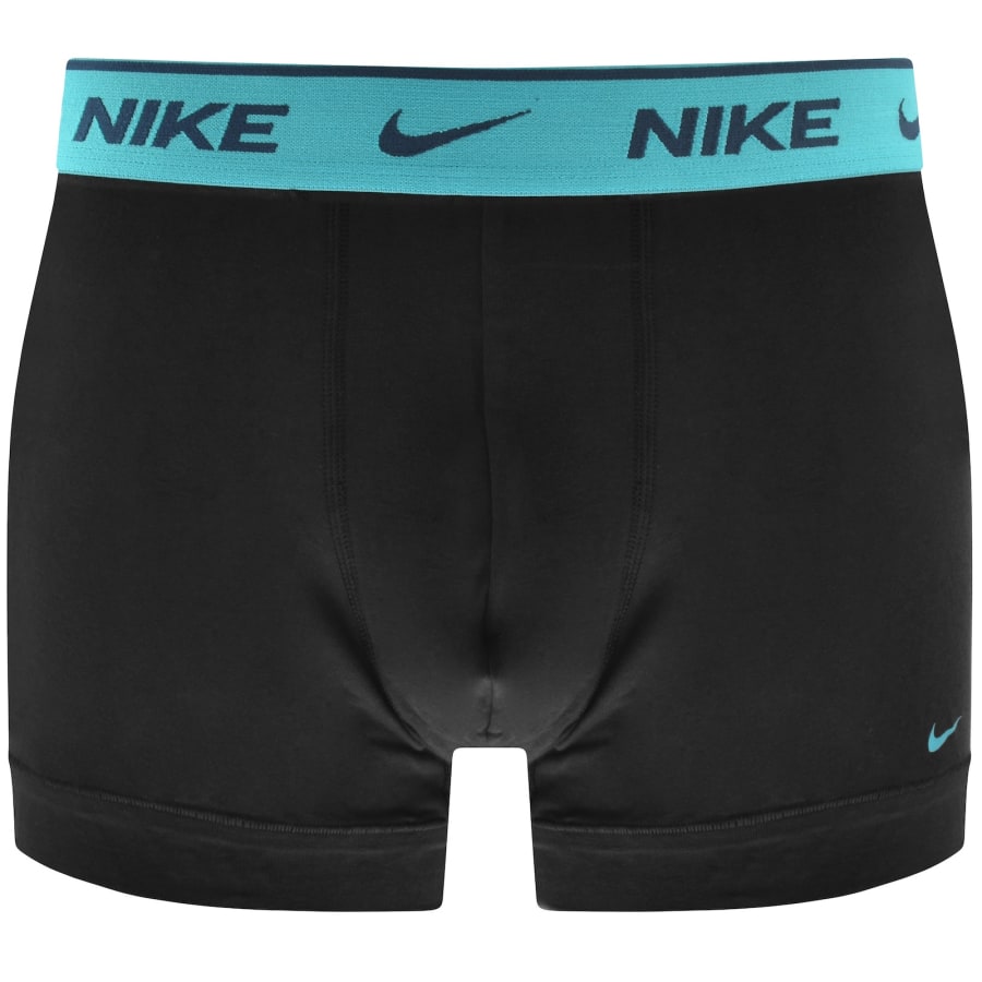 Image number 3 for Nike 3 Pack Everyday Trunks Black