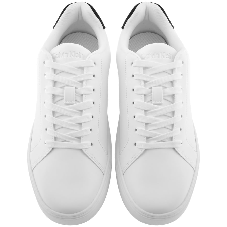 Image number 3 for Calvin Klein Classic Cupsole Trainers White