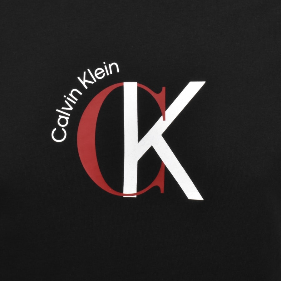 Image number 3 for Calvin Klein Jeans Graphic T Shirt Black