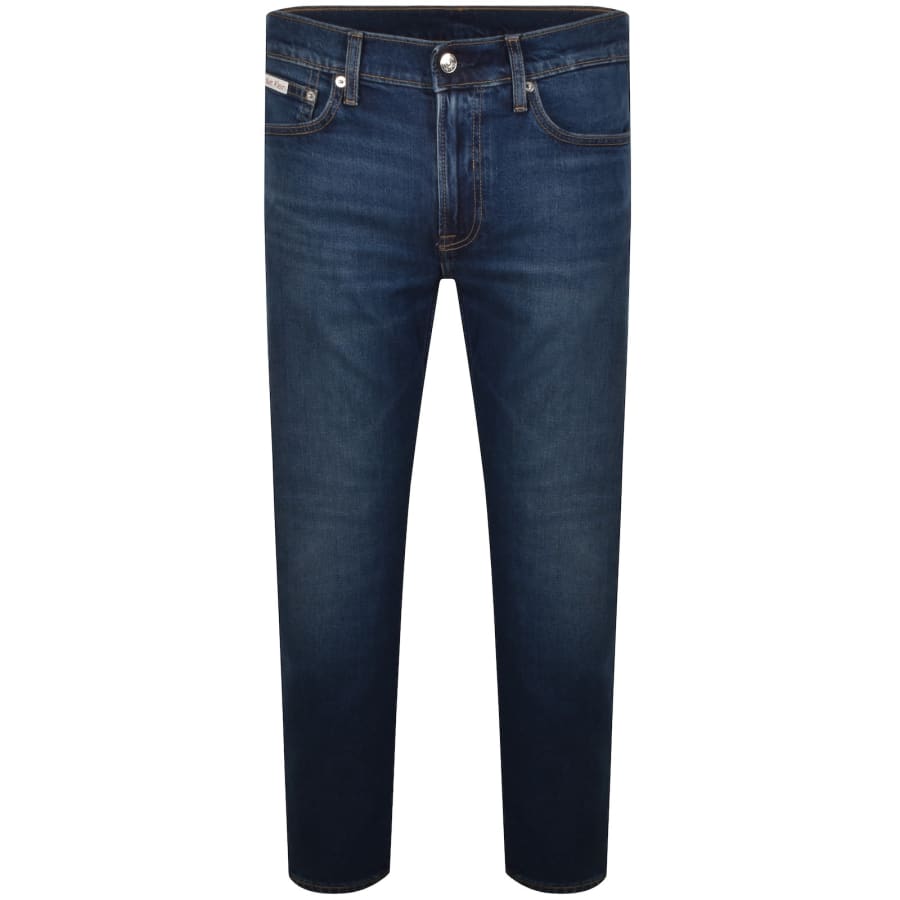 Image number 2 for Calvin Klein Jeans Slim Taper Fit Jeans Blue