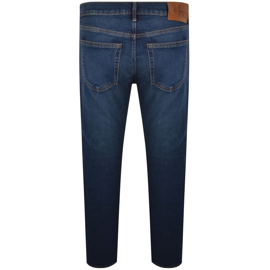 Image number 3 for Calvin Klein Jeans Slim Taper Fit Jeans Blue