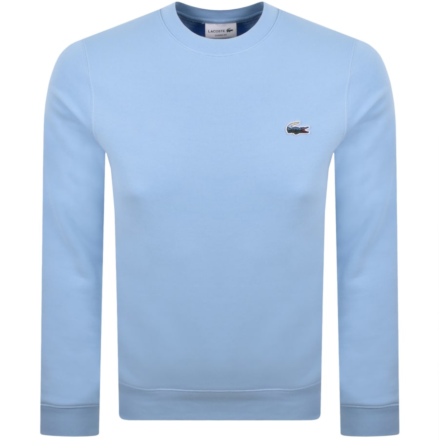 Image number 1 for Lacoste Croc Badge Sweatshirt Blue