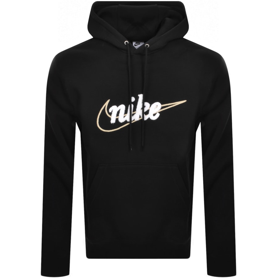 Image number 1 for Nike Tech Fleece Brushed Hoodie Black