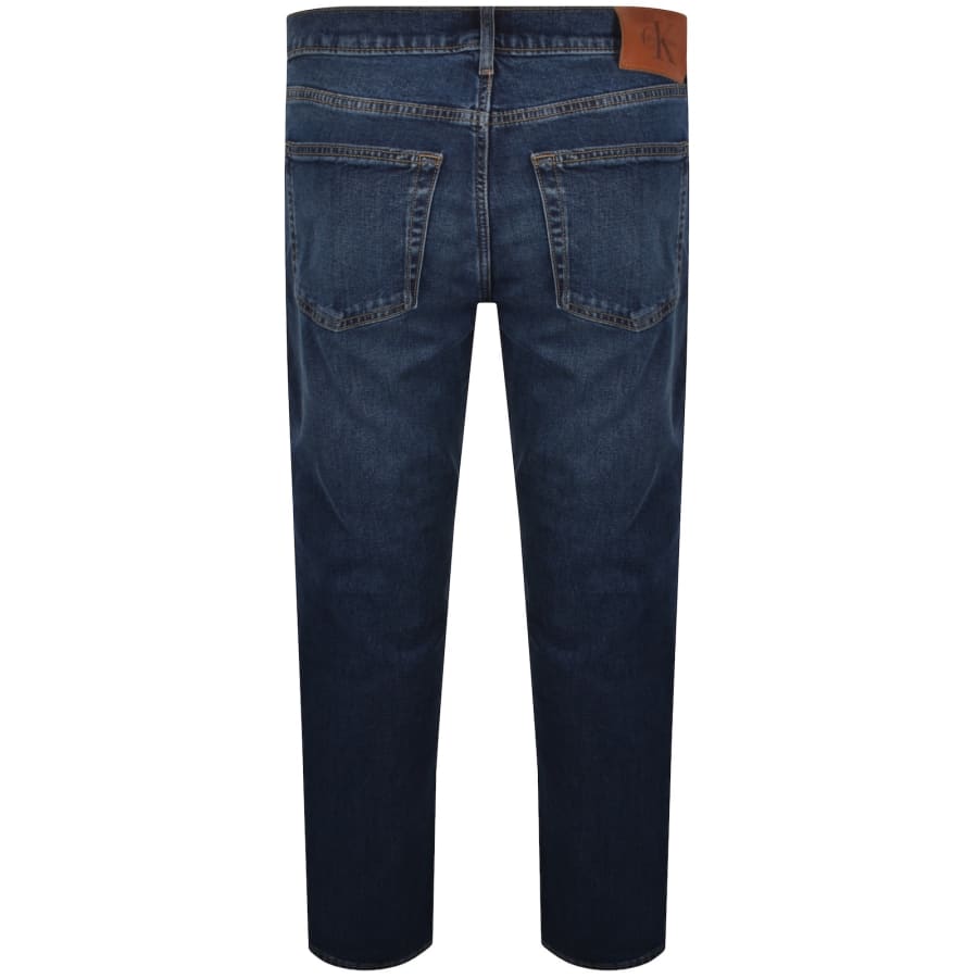 Image number 3 for Calvin Klein Jeans Straight Fit Jeans Blue