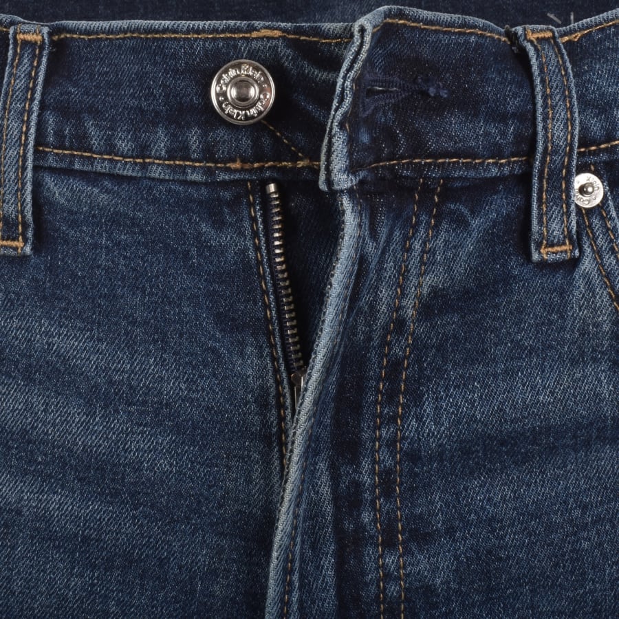 Image number 5 for Calvin Klein Jeans Straight Fit Jeans Blue