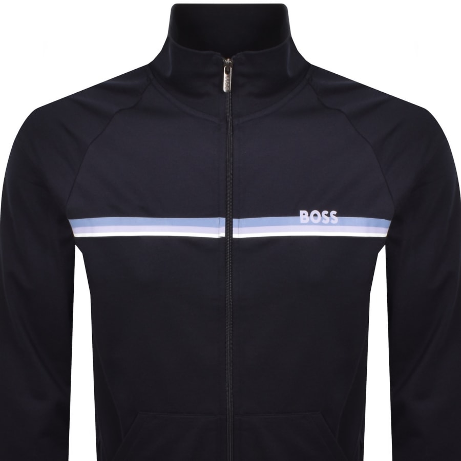 Image number 2 for BOSS Authentic Full Zip Sweatshirt Navy