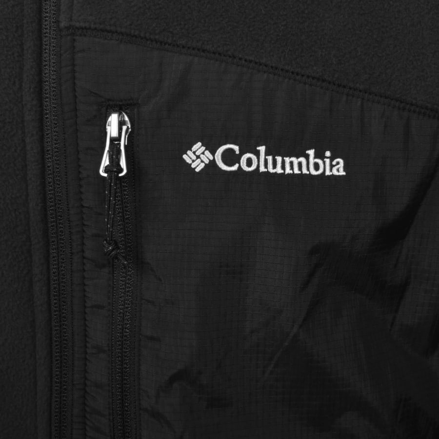 Image number 3 for Columbia Fast Trek Full Zip Fleece Black