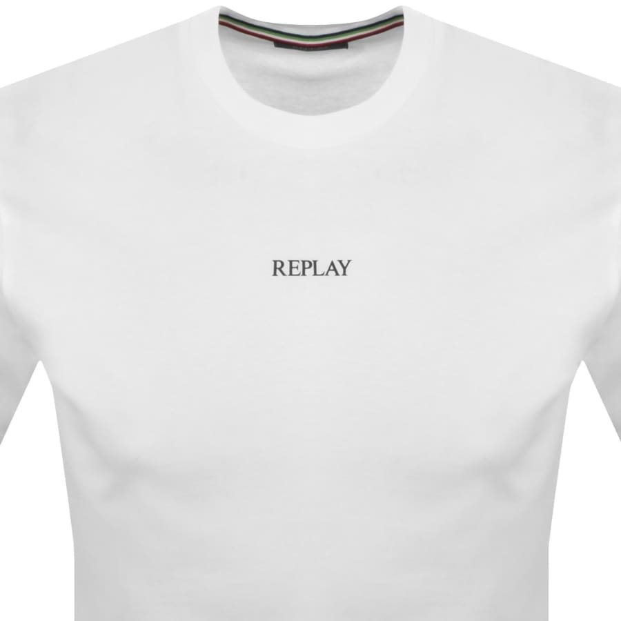 Image number 2 for Replay Logo T Shirt White
