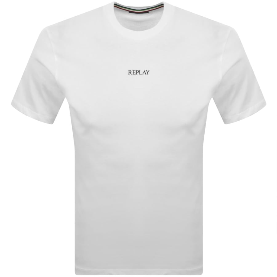 Image number 1 for Replay Logo T Shirt White