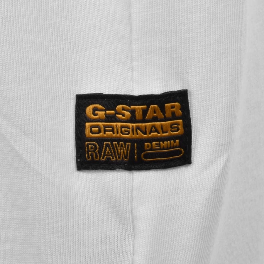 Image number 4 for G-Star Lash Logo T Shirt White