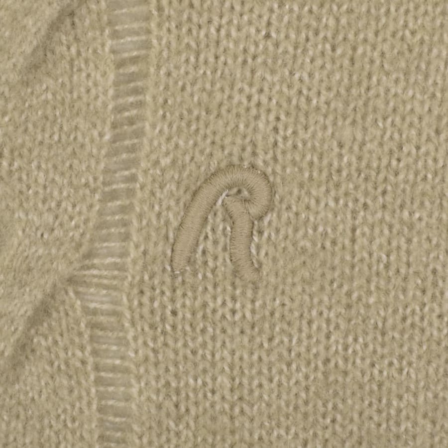Image number 3 for Replay Crew Neck Knit Jumper Beige