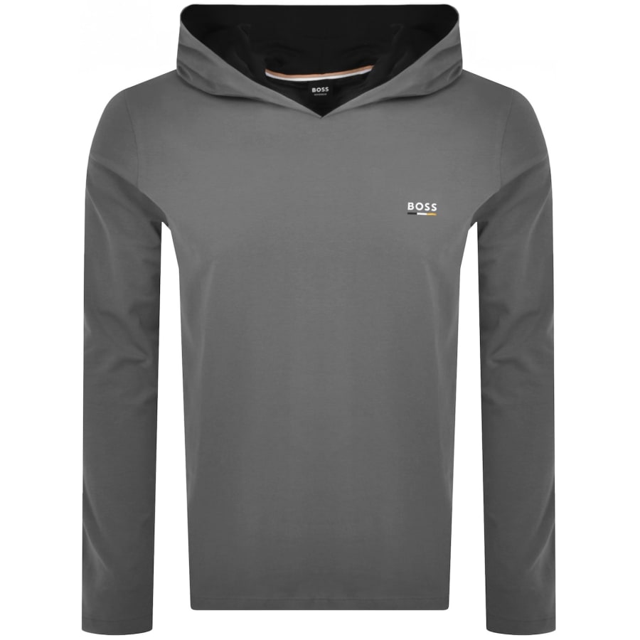 Image number 2 for BOSS Oliver Hooded Tracksuit Grey