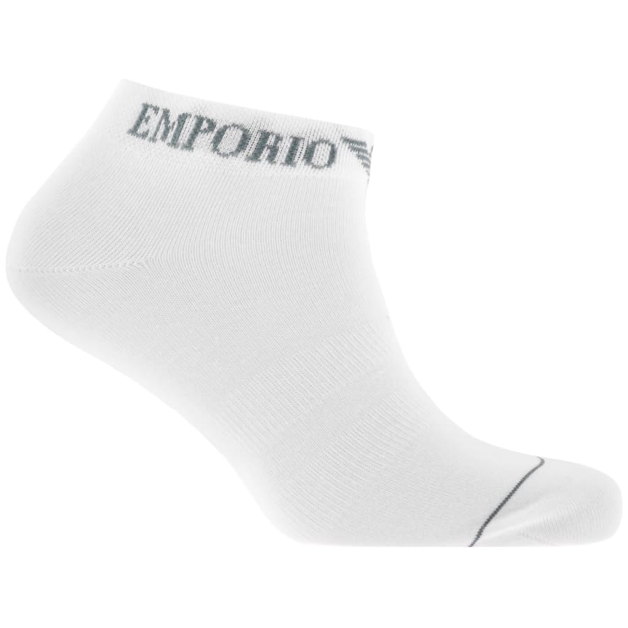 Image number 3 for Emporio Armani 3 Pack Trainer Socks
