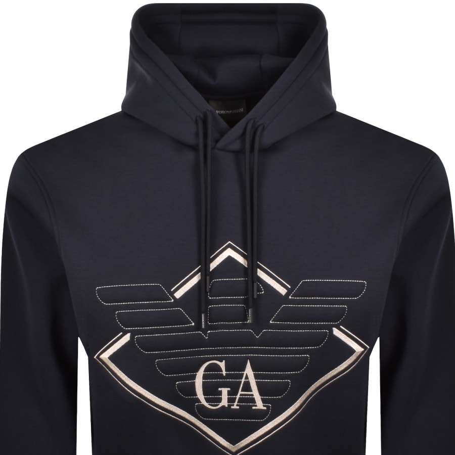 Image number 2 for Emporio Armani Loungewear Hoodie Navy