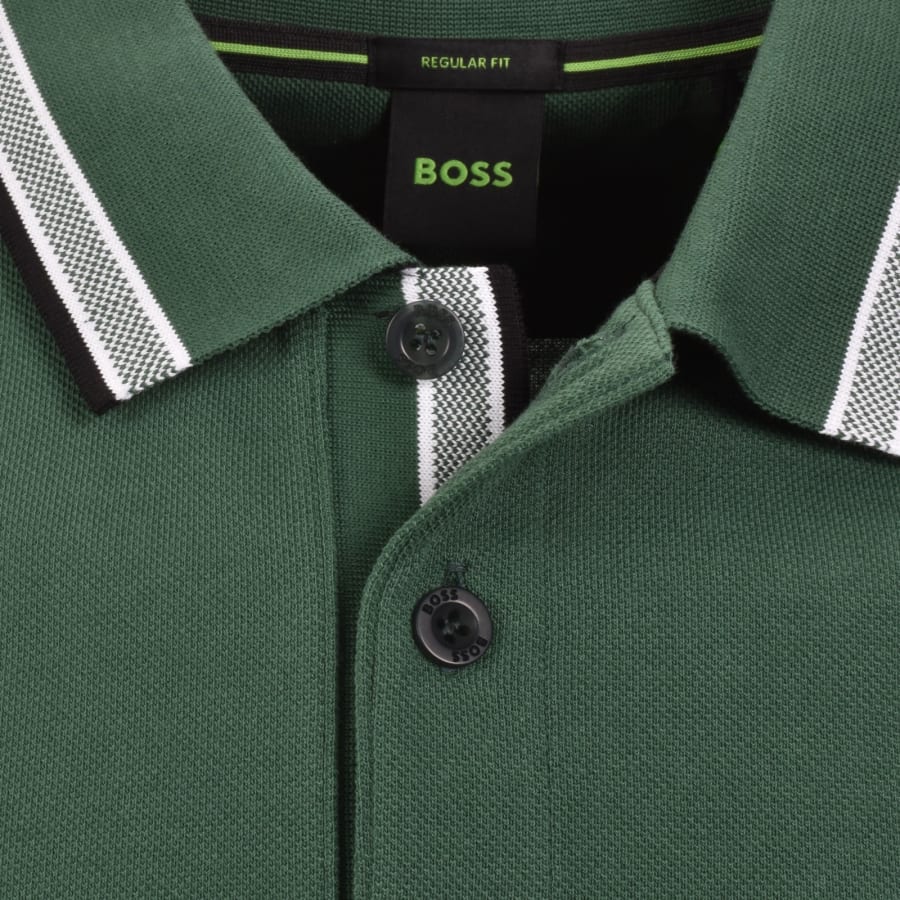 Image number 5 for BOSS Paddy Polo T Shirt Open Green