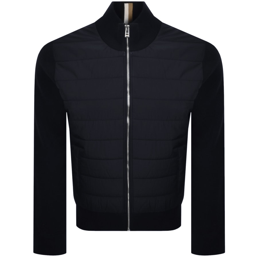 Image number 3 for BOSS Hernesto Hybrid Jacket Navy