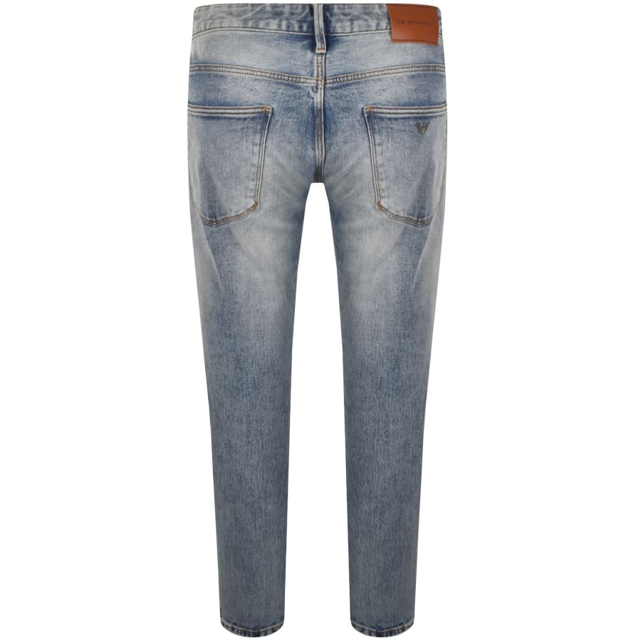Image number 3 for Emporio Armani J06 Slim Fit Jeans Blue
