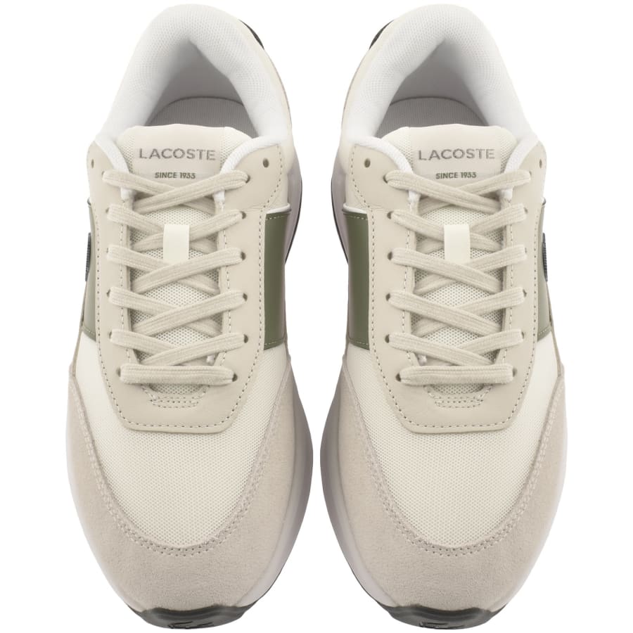 Image number 3 for Lacoste Run Set Trainers Off White