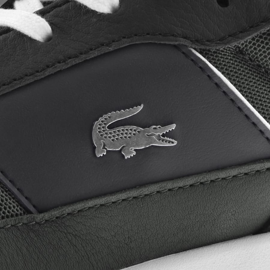 Image number 4 for Lacoste Run Set Trainers Dark Grey