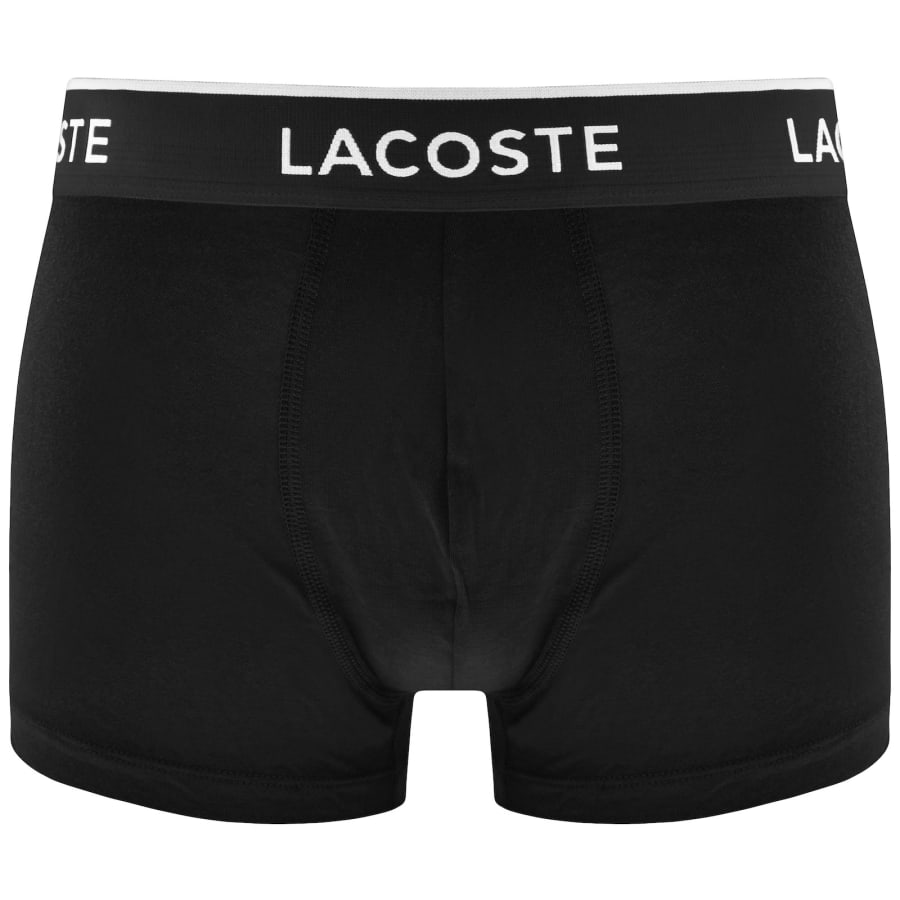 Image number 2 for Lacoste Underwear 7 Pack Trunks Black