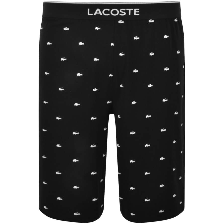 Image number 3 for Lacoste Crocodile Print Lounge Set Black