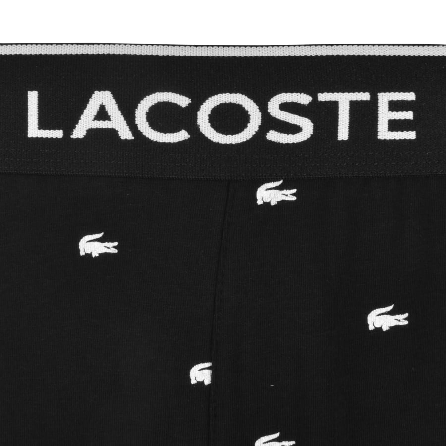 Image number 4 for Lacoste Crocodile Print Lounge Set Black