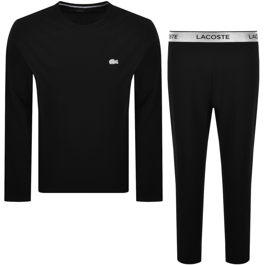 Image number 1 for Lacoste Long Lounge Set Black
