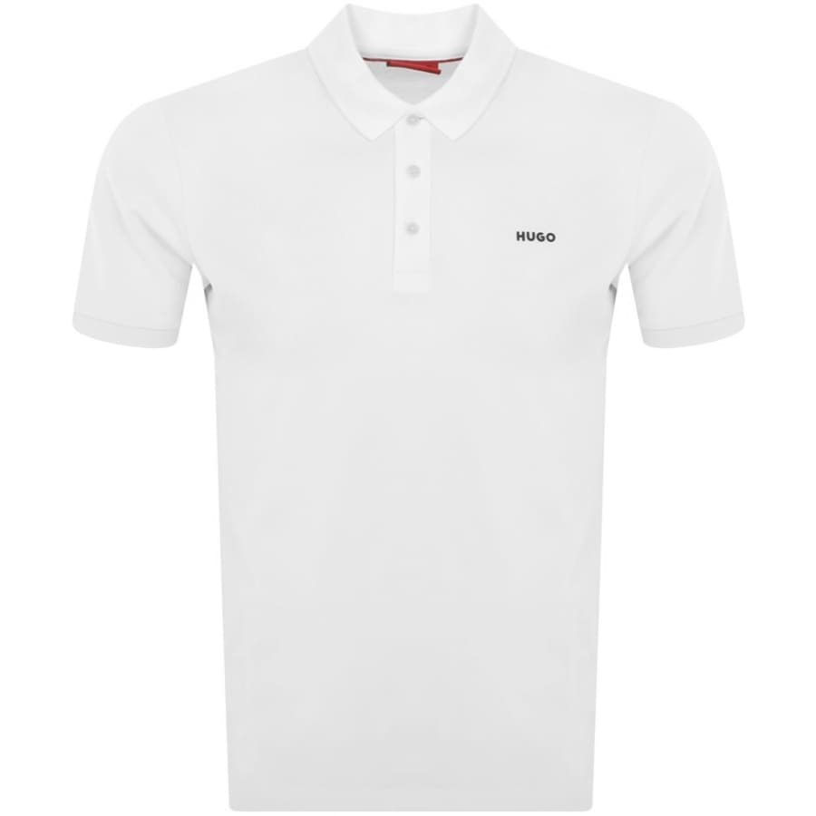 Image number 1 for HUGO Donos222 Polo T Shirt White